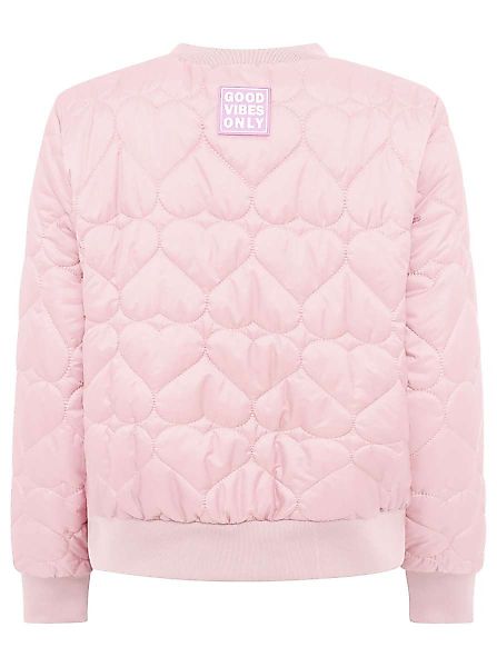 Zwillingsherz Bomberjacke "Be Happy" modisch, Kontrastdetails, günstig online kaufen