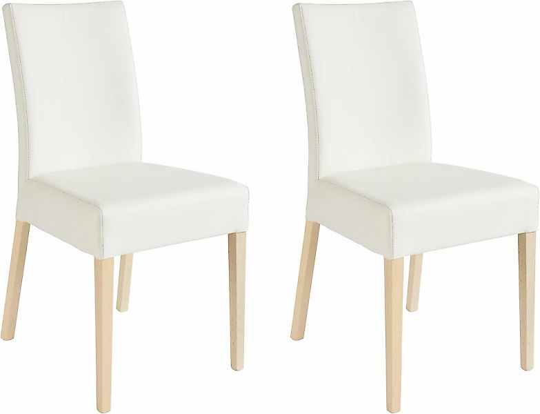 Home affaire 4-Fußstuhl "Umag" (Set) 2 Stk.Sitz und Rücken gepolstert günstig online kaufen