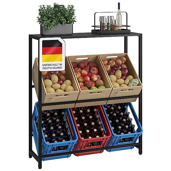 STEELSØN Flaschenregal Macondo mit Ablage, 6 günstig online kaufen