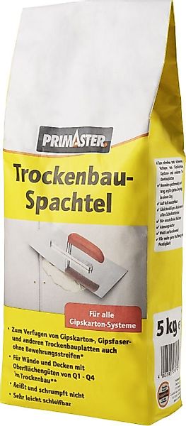 Primaster Spachtelmasse Primaster Trockenbau-Spachtel 5 kg günstig online kaufen