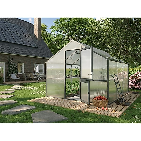 KGT Gewächshaus Anthrazit-Grau 9,59 m² günstig online kaufen