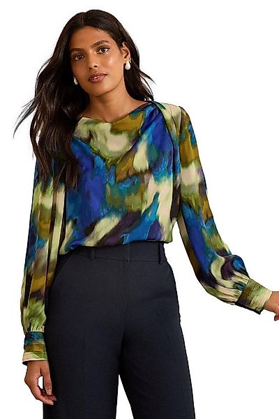 Love & Roses Langarmbluse Love & Roses Langärmelige Satin-Bluse, Regular (1 günstig online kaufen