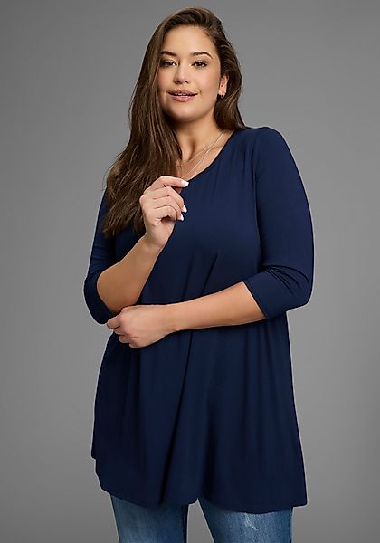 Laura Scott CURVE Tunikashirt mit 3/4-Ärmeln günstig online kaufen