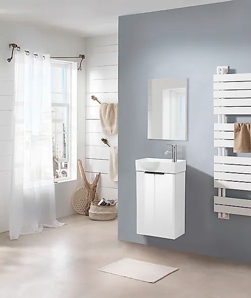 welltime Badmöbel-Set »Sienna Gästebad platzsparend« Komplett-Set, 3-teilig günstig online kaufen