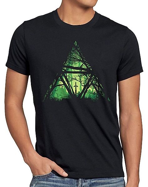 style3 T-Shirt Nature Triforce link hyrule zelda link nintendo günstig online kaufen