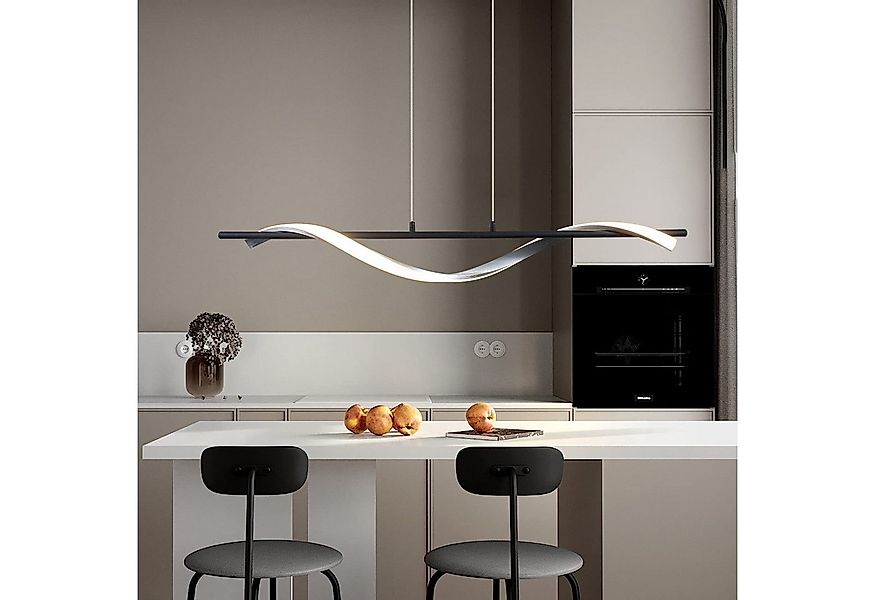 Nettlife LED Pendelleuchte Hängeleuchte 21W Wellenförmig Design, höhenverst günstig online kaufen