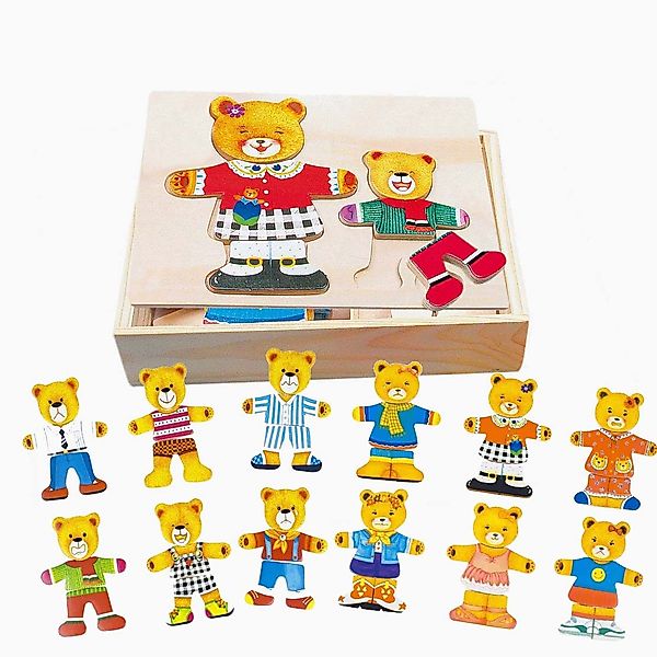 Bino & Mertens Anziehpuppe Bino Ankleidepuzzle günstig online kaufen