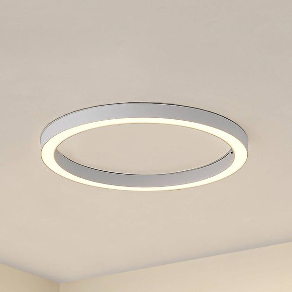Lucande LED-Deckenlampe Neor, weiß, Ø 60 cm, CCT, dimmbar günstig online kaufen