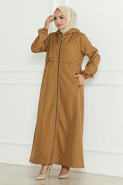 MODAMİHRAM Trenchcoat Taba Trenchcoat mit Reißverschluss günstig online kaufen
