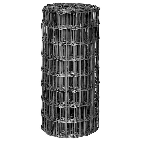 vidaXL Gartenzaun, Eurozaun Stahl 10 x günstig online kaufen