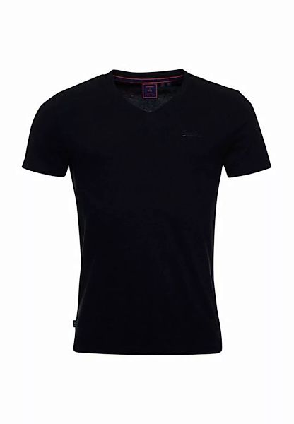 Superdry T-Shirt Superdry Herren T-Shirt VINTAGE LOGO EMB VEE TEE Black Bla günstig online kaufen