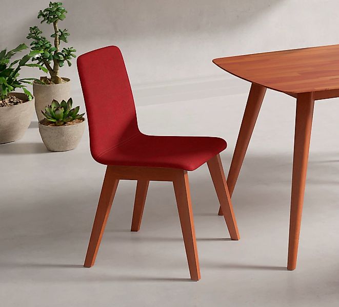 INOSIGN Stuhl "Sandy" () 2 Stk. Microfaser mit verschiedenen Stuhlbeinfarbe günstig online kaufen