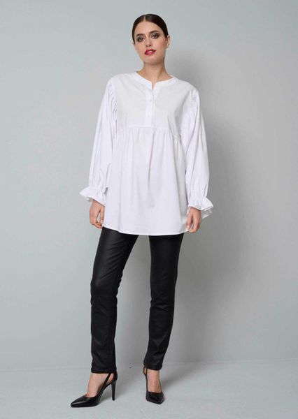Alba Moda Schlupfbluse Popelinebluse mit Stehkragen günstig online kaufen
