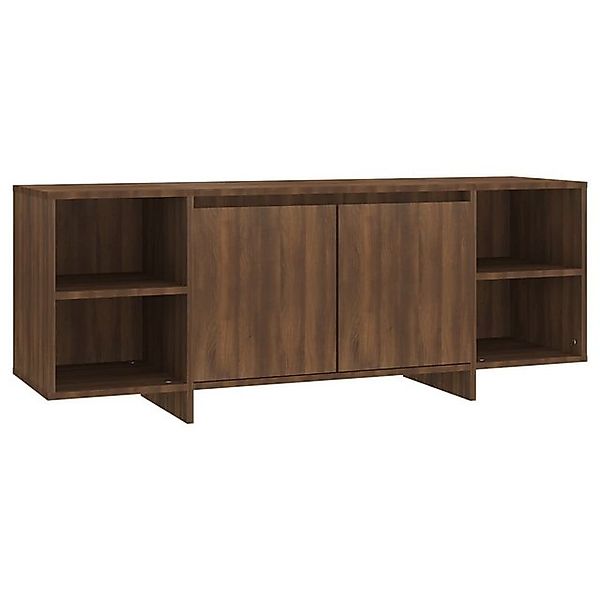 vidaXL TV-Schrank TV-Board Eiche Braun 130x35x50 cm Holzwerkstoff günstig online kaufen