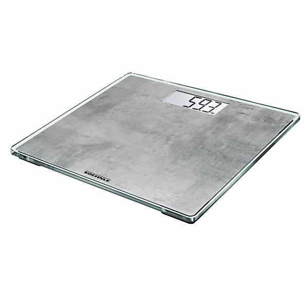 Leifheit Personenwaage Digital Style Sense Compact 300 Concrete 29 x 29 cm günstig online kaufen