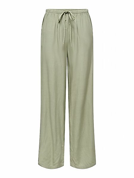 JDY Schlupfhose "JDYCAYA LINEN MW PANT WVN DIA" Sommerhose mit Leinen günstig online kaufen
