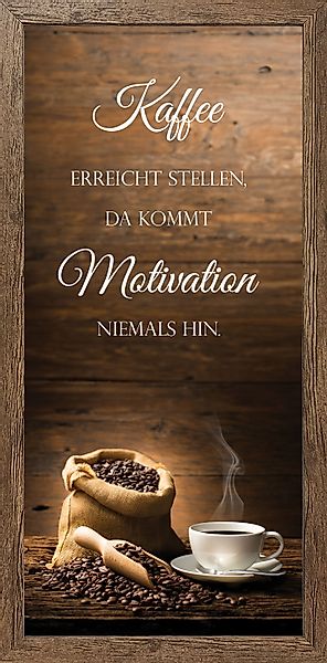 Bönninghoff Bild mit Rahmen, Kaffee, Kaffee günstig online kaufen