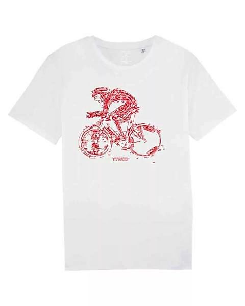 Rennradfahrer , Rennrad, Bike, Fahrrad Tshirt Bicycle Bio Tshirt günstig online kaufen