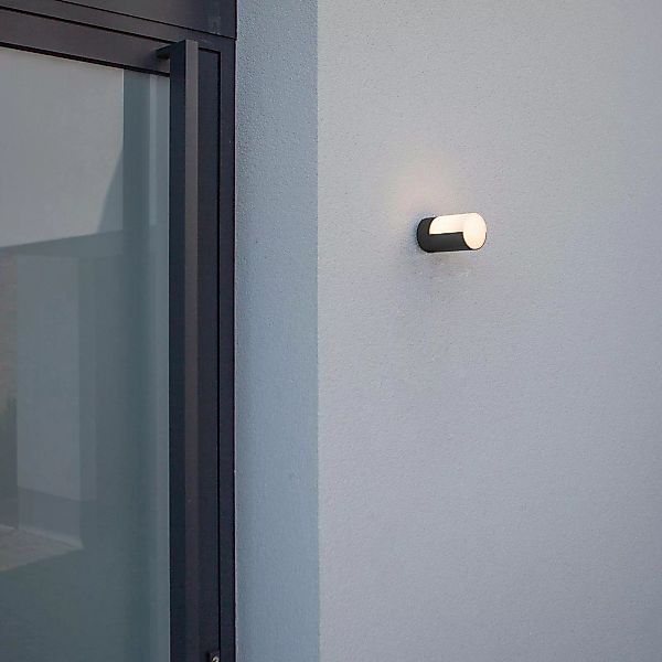 LED-Außenwandleuchte Cyra, 1-fl. mattschwarz günstig online kaufen