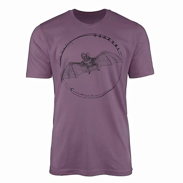 Sinus Art T-Shirt Evolution Herren T-Shirt Fledermaus günstig online kaufen