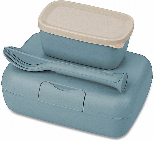 KOZIOL Lunchbox »Bentobox L + Besteck-Set CANDY READY«, (Set, 3 tlg.), Made günstig online kaufen