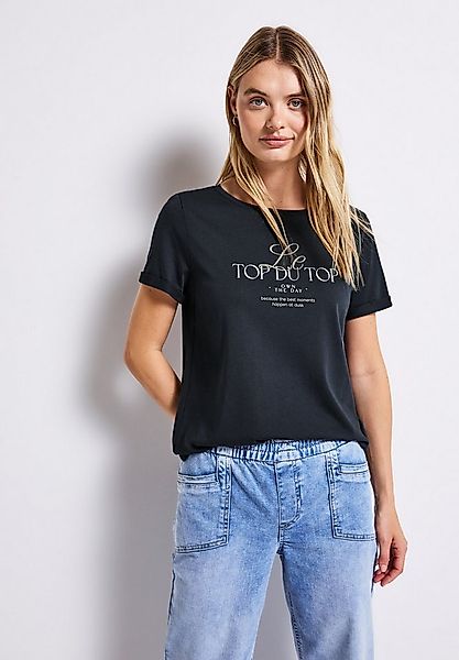 STREET ONE T-Shirt mit Front-Print günstig online kaufen