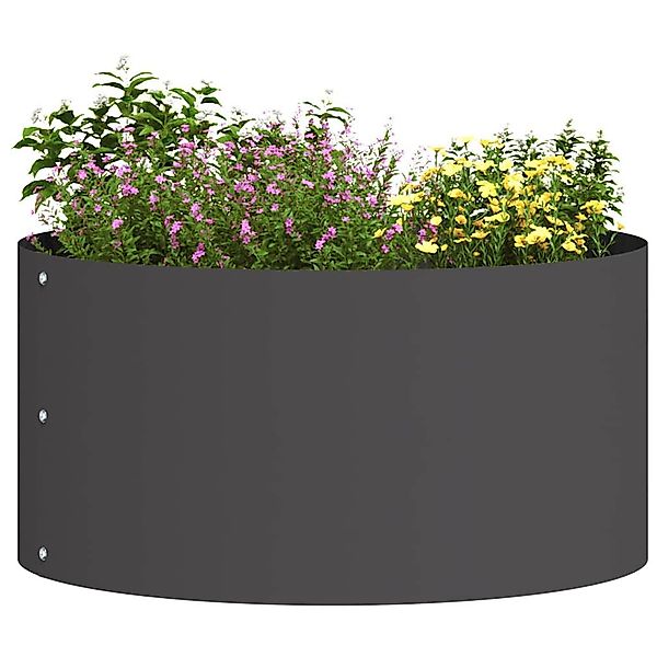 vidaXL Blumentopf Garten-Pflanzgefäß Schwarz 40 x günstig online kaufen