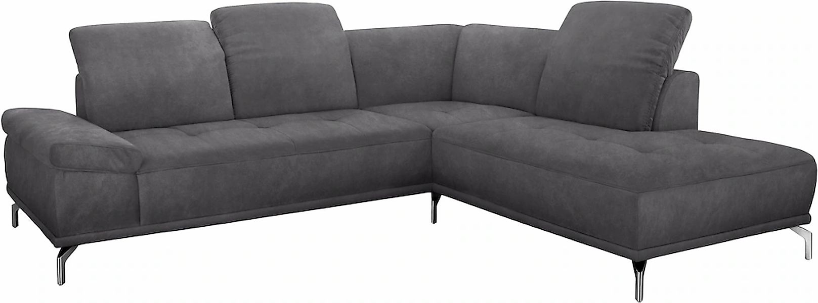 Places of Style Ecksofa "Caluna", Inkl.Sitztiefenverstellung, wahlweise mit günstig online kaufen
