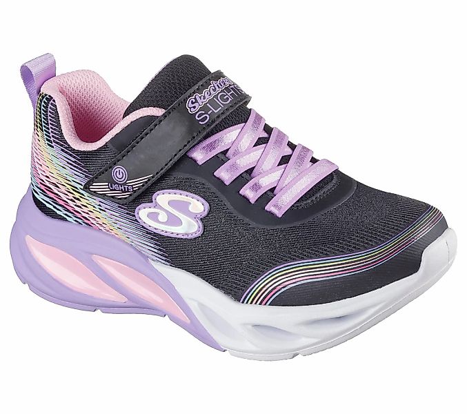Skechers Sneaker "COSMIC GLOW LIGHTS" Sportschuh mit Klett, Größenschablone günstig online kaufen