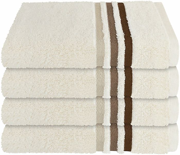 Schiesser Handtücher "Skyline Color aus 100 % Baumwolle mit eleganter Strei günstig online kaufen