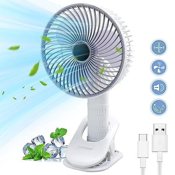 RWEUOQ Tischventilator Tischventilator Mini USB-Ventilator Wandmontierter günstig online kaufen