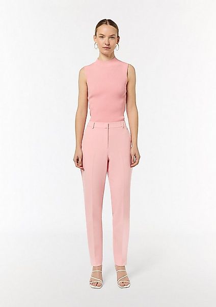 comma Chinos Hose Regular: Hose mit Herringbone-Muster günstig online kaufen