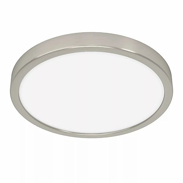 Eglo LED-Deckenleuchte Fueva 5 Ø 28,5 cm Nickelfarben Matt günstig online kaufen