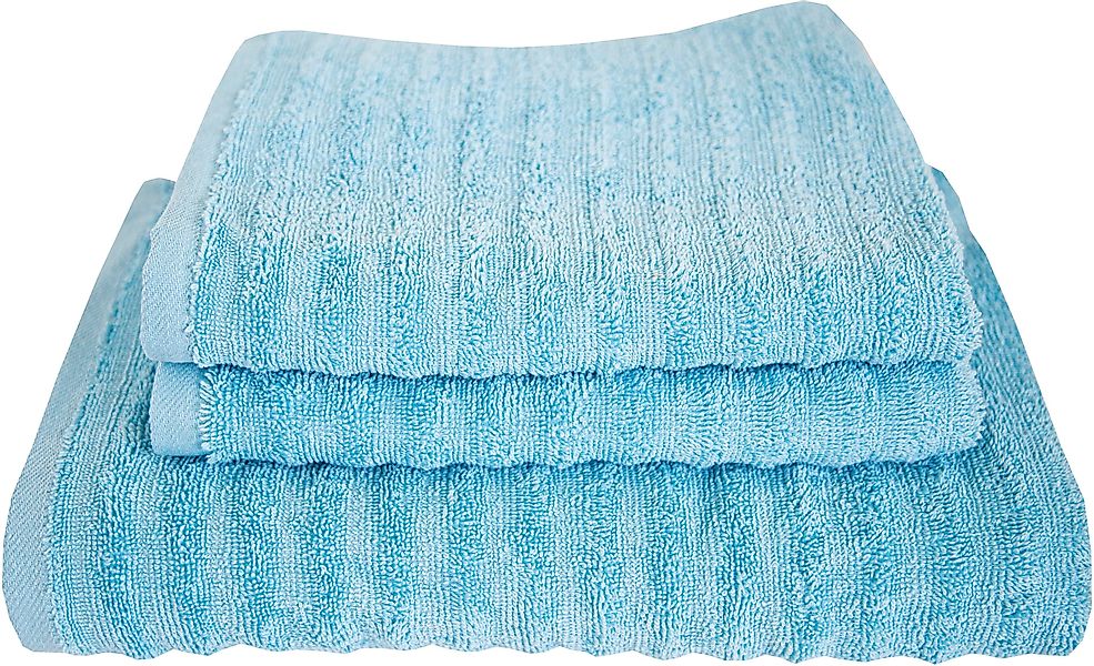 Dyckhoff Handtuch Set Wellenstreifen, Frottier (3-St), günstig online kaufen