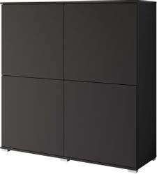 INOSIGN Highboard "Kenia, moderne grifflose Hochkommode mit 4 Türen, Breite günstig online kaufen