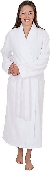 Wewo fashion Unisex-Bademantel 3002, Langform, Frottier, Kimono-Kragen, Gür günstig online kaufen