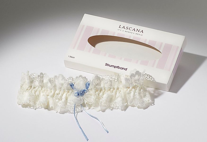 LASCANA Strumpfband aus edler Spitze, sexy Dessous, Reizwäsche günstig online kaufen
