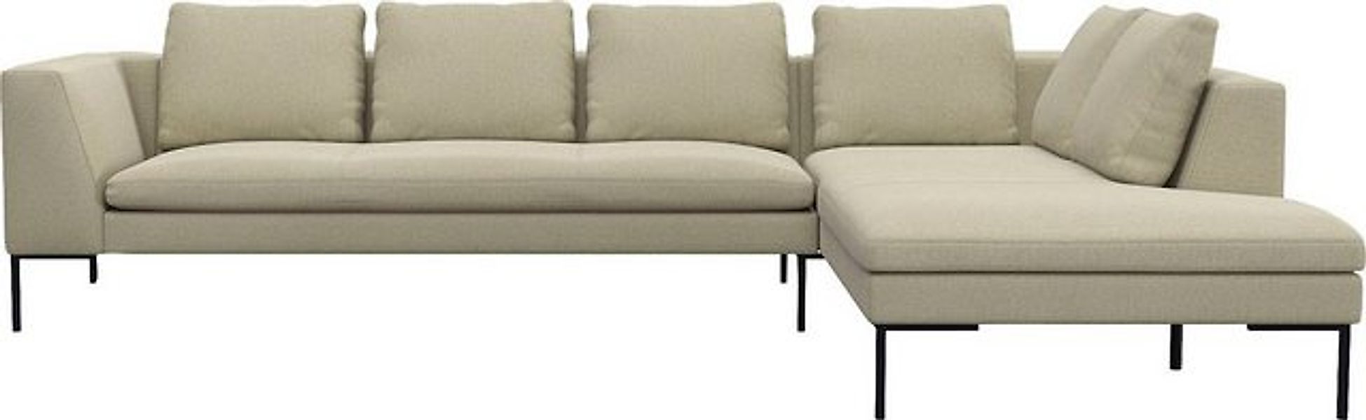 FLEXLUX Ecksofa Loano, superbequemer Sitzkomfort durch Kaltschaum im Sitz, günstig online kaufen