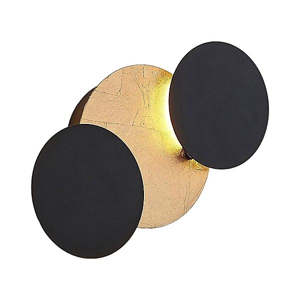 Lindby LED Wandleuchte Wandlampe Innen Grazyna 9624614 Modern in Schwarz au günstig online kaufen