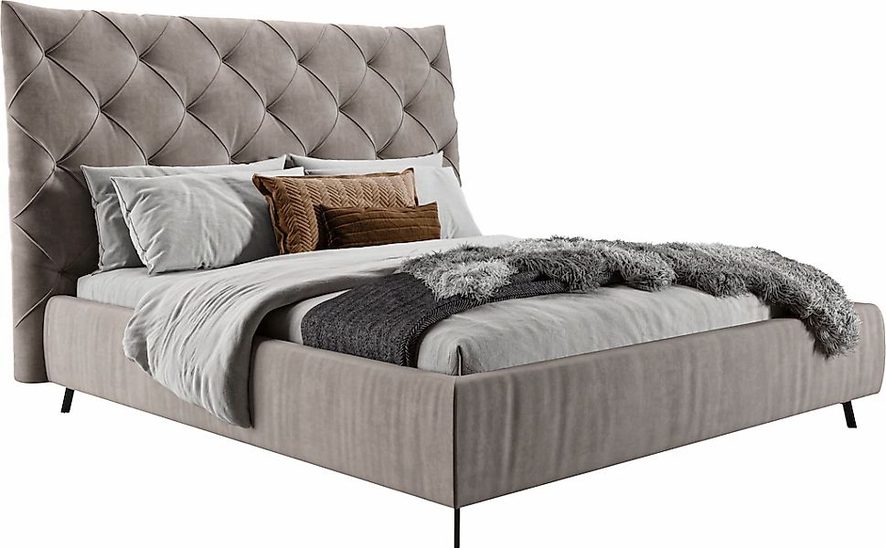 Home affaire Polsterbett "Maxime, in 4 Breiten bis 200cm, auch in Leder" Ko günstig online kaufen