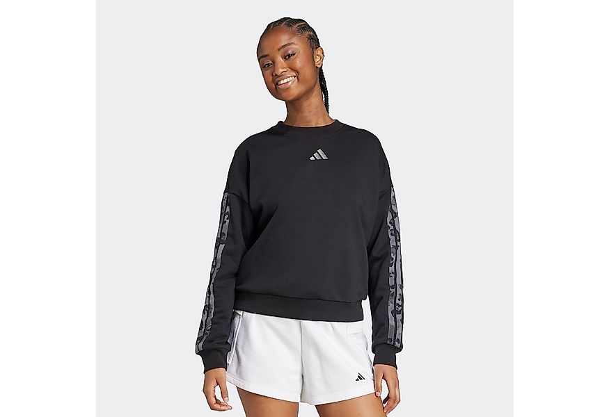 adidas Sportswear Sweatshirt W AOP SWT sportlicher Stil, 3-Streifen im Leop günstig online kaufen