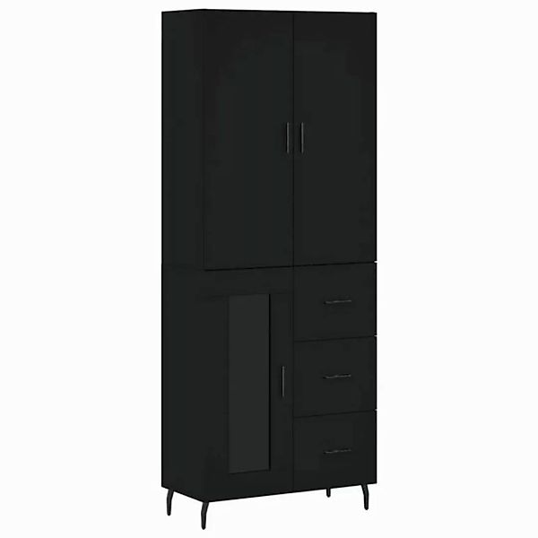 Nettlife Mehrzweckschrank Highboard Weiß 69,5x34x180 cm Holzwerkstoff für W günstig online kaufen