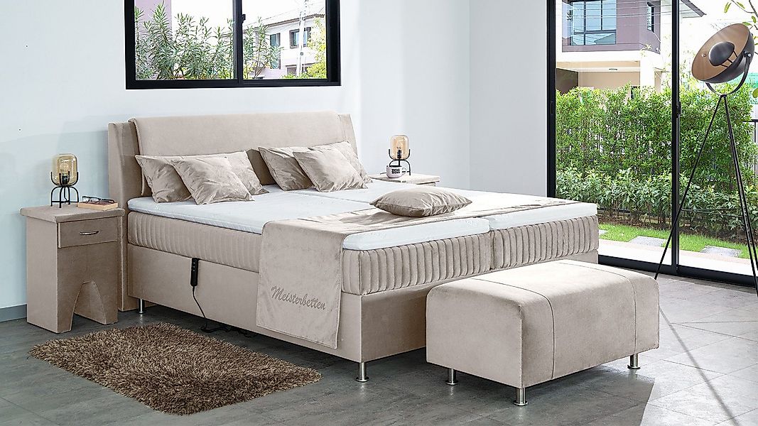 Meisterbetten Boxspringbett Mari (mit Motor, 7-Zonen günstig online kaufen