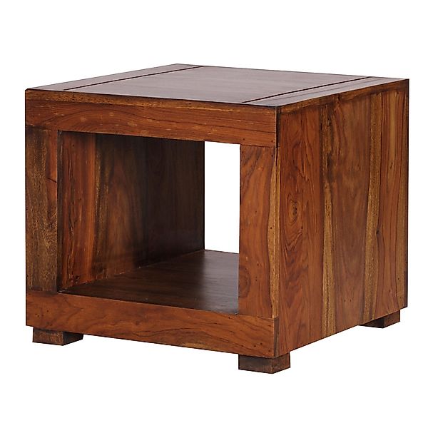 FINEBUY Couchtisch FB36839 (Massivholz, 50x50x45cm Quadratisch günstig online kaufen