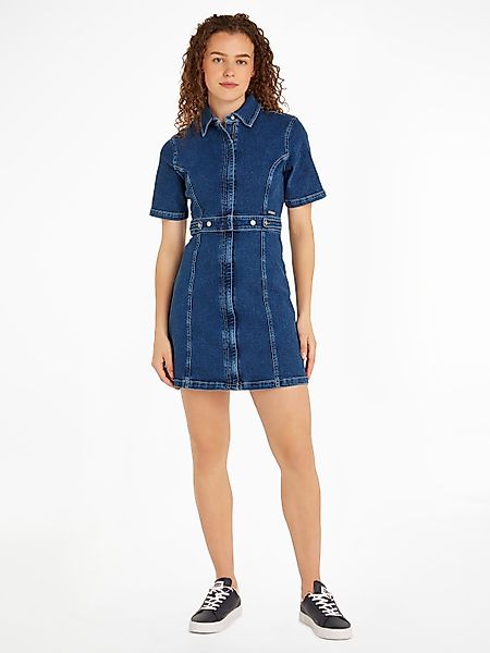 Tommy Jeans Blusenkleid FLARED SS DRESS günstig online kaufen