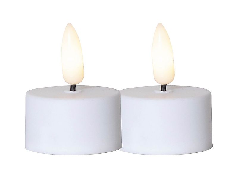 STAR TRADING LED-Kerze Flamme (Set, 2-tlg), 2x LED Teelicht 3D Flamme 6/18h günstig online kaufen
