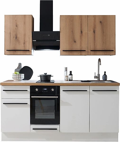 BASIC by Balculina Pantryküche "Torcello BxHxT 180x210x60 cm" Breite 180cm, günstig online kaufen