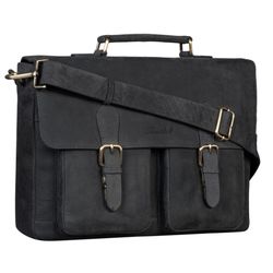 Benthill Aktentasche Echt Leder Laptoptasche Notebooktasche günstig online kaufen