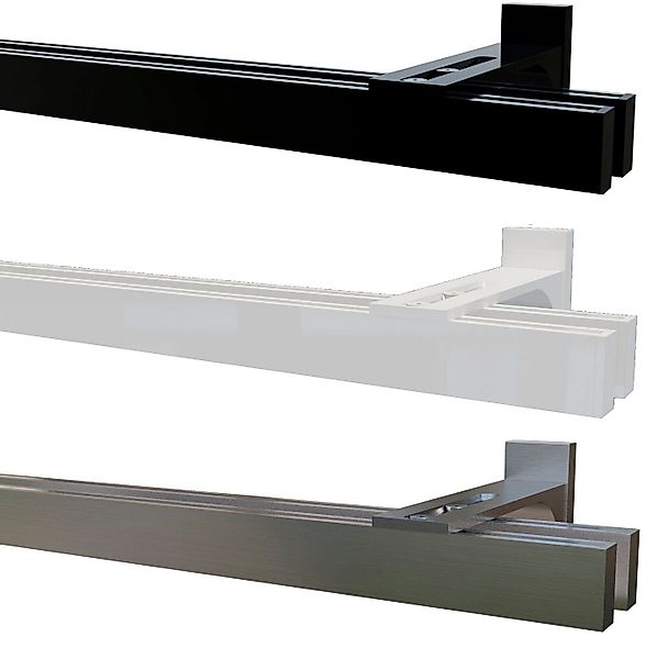 Garduna Gardinenstange 2-Lauf Hochkant System 14x34mm Innenlauf 6mm, kürzba günstig online kaufen