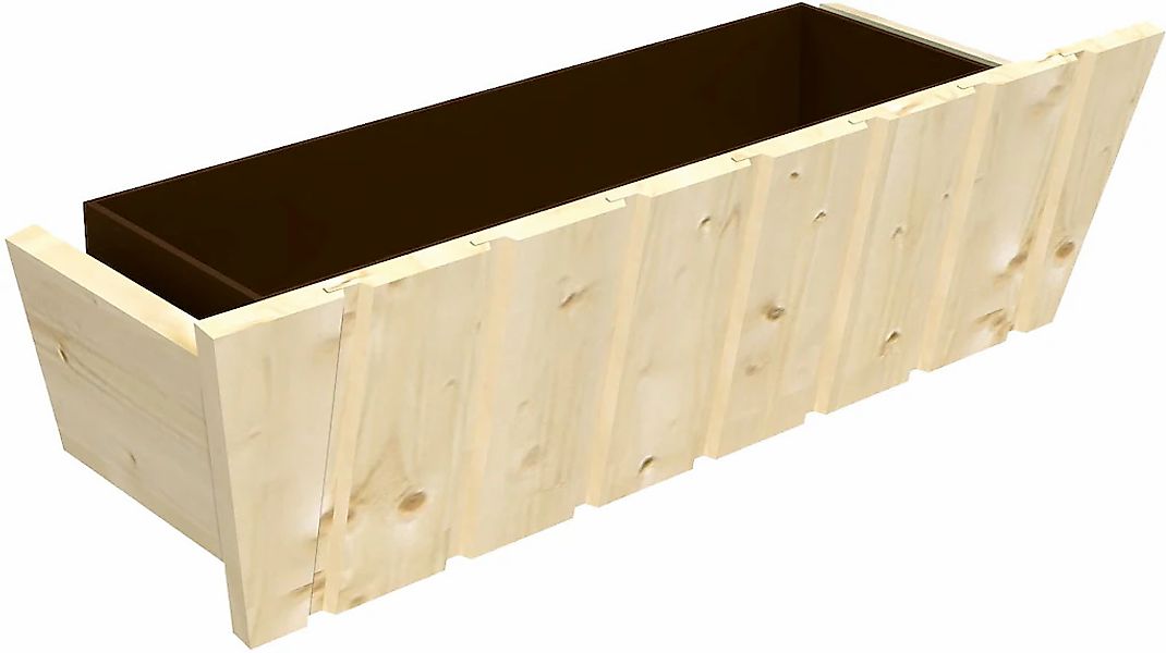 Skanholz Blumenkasten für Gartenhäuser, 67 x 25 x20 cm, aus Holz günstig online kaufen